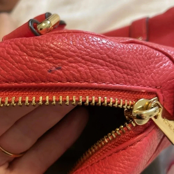 Michael Kors Bedford bowling satchel salmon pink - Picture 14 of 15